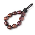 Chocolate Brown Large-Hole Freshwater Pearls – 10–11mm, 10-Piece Pack