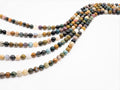 Chrysocolla Smooth Round Bead Strand, 6mm–10mm, 15–16 Inches