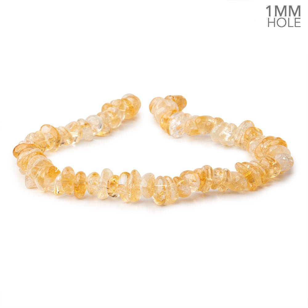 11–16mm Bi-Color Citrine Smooth Nugget Beads, 16-Inch Strand