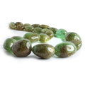 Russian Emerald Plain Nugget Bead Strand – 11 × 8–28 × 21mm