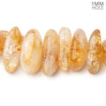 12-22mm Bi-Color Citrine Plain Nugget Beads 16 inch 51 pieces