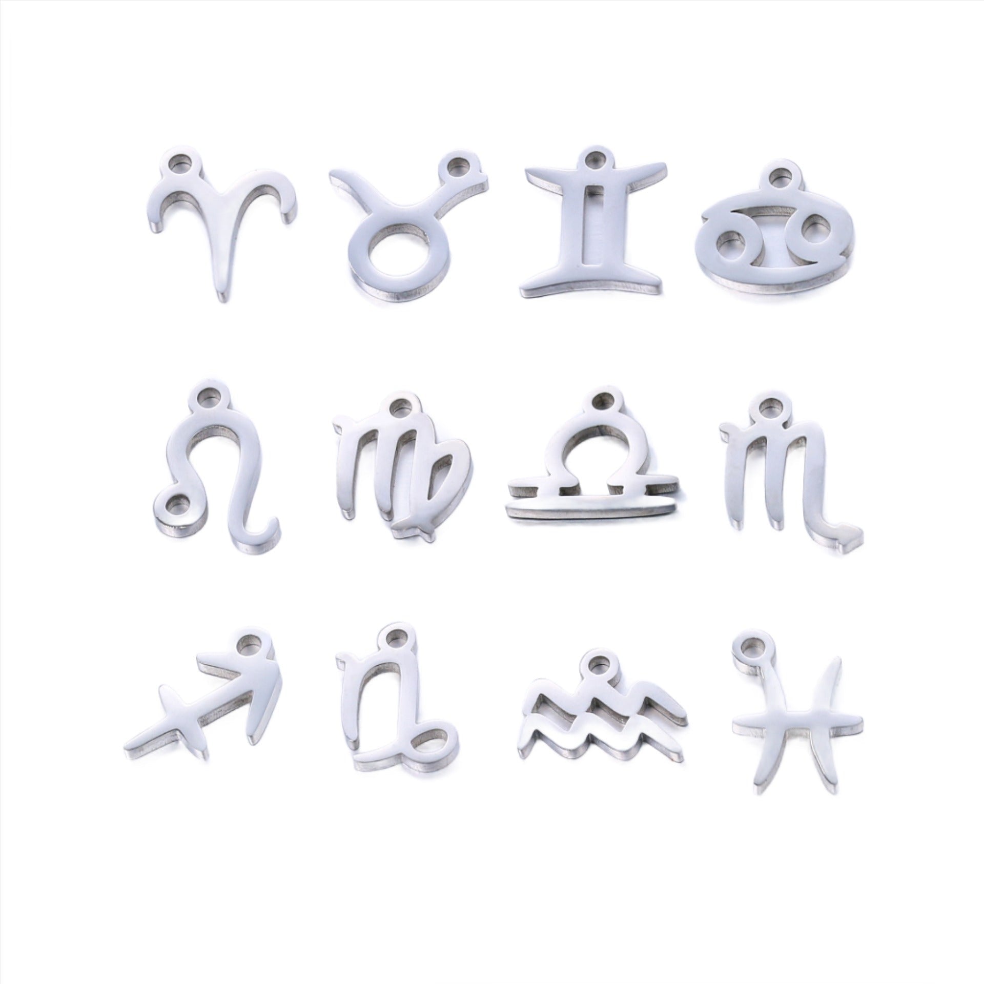 Sign of the Zodiac Charms available in Silver & Waterproof Gold sold Individually - SSC10