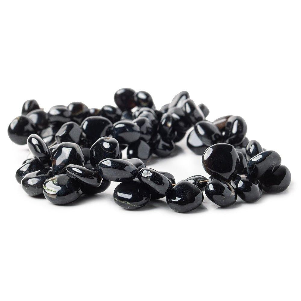 12mm Tri Color Agate Plain Heart Beads, 15 inch strand