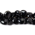 12mm Tri Color Agate Plain Heart Beads, 15 inch strand