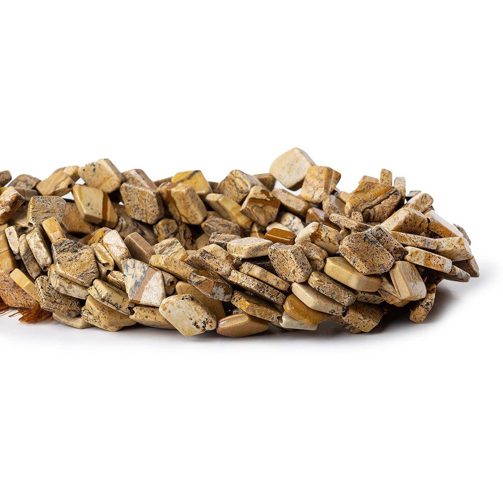 13mm Picture Jasper Plain Kite Beads, 14 inch