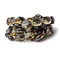 13–17mm Bi-Color Quartz Straight-Drilled Smooth Oval Beads, 16-Inch Strand