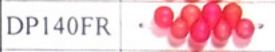 Miyuki Drop 2.8 mm DP28-140FR  Matte Transparent Red AB Drop Beads - 5 or 10 gm