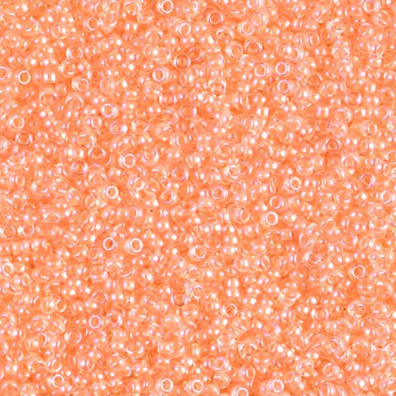 Miyuki 15-4298 15/0 Round Luminous Creamsicle Seed Beads - 5 gm