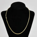 20" 1mm Snake Chain Necklace with Lobster Clasp - Sold by the Piece - Available in Silver & Gold - SNAKE1