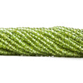 2-2.5mm Peridot Plain Round Beads 14 inch