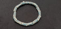 gye nyame african glass beads divine connection strand top view