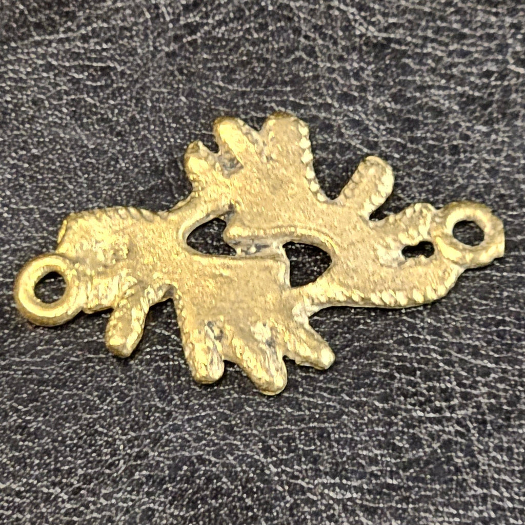ashanti brass obi nka obi pendant symbol of harmony individuality front view