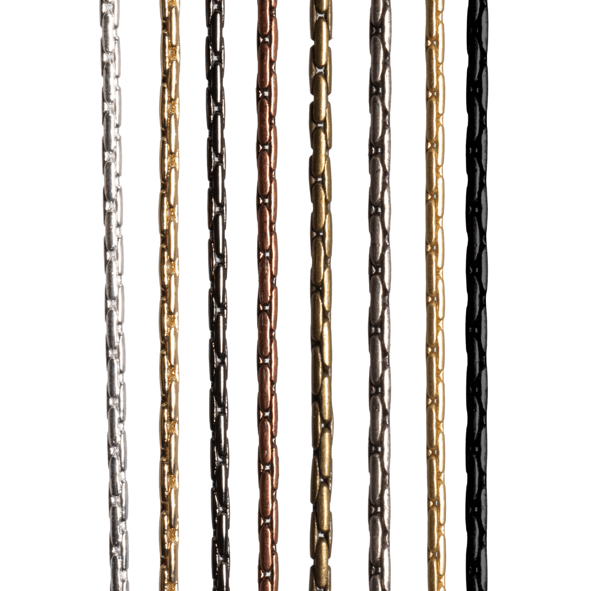 0.7mm Beading Snake Chain - Available in Various Colors - Sold by the Foot | CH 2350