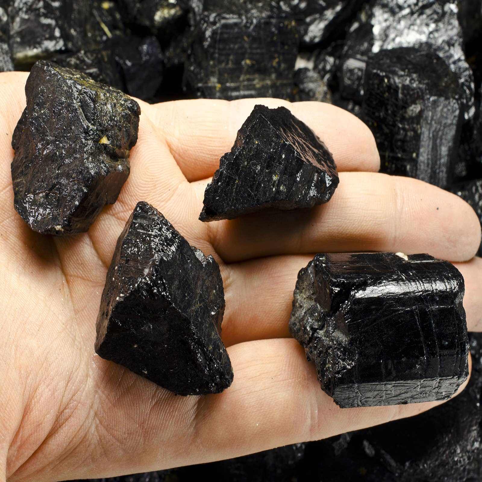 Rough Black Tourmaline – Raw Stone from India