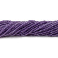 2mm Amethyst Micro-Faceted Rondelle Beads, 13-Inch Strand