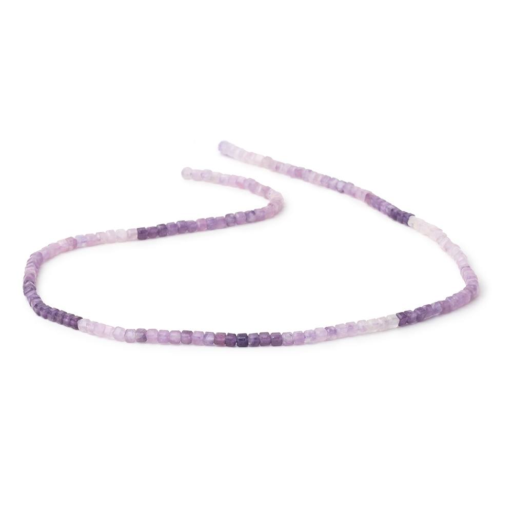 2mm Cape Amethyst Micro Faceted Cube Beads 12.5 inch 140 Beads
