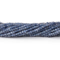2mm Iolite Micro Faceted Cube Beads 12.5 inch 140 pieces A