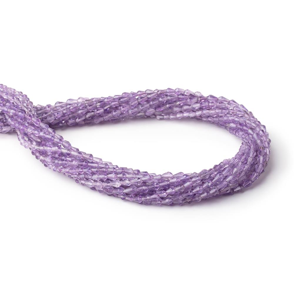 Amethyst Faceted Teardrop Beads, 14.5-Inch Strand