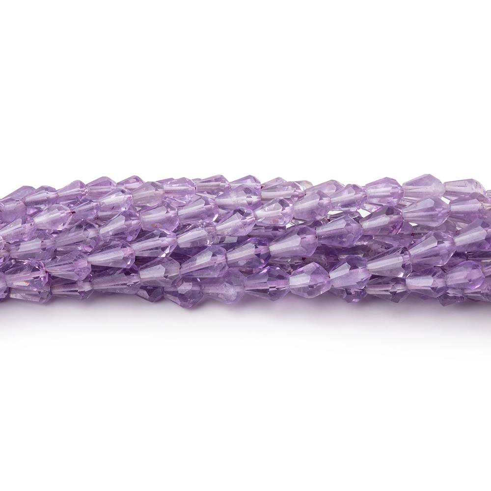Amethyst Faceted Teardrop Beads, 14.5-Inch Strand