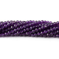 4mm Amethyst Micro-Faceted Rondelle Beads, 12.5-Inch Strand