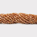 4mm Cinnamon Baroque Pearls 14 inch