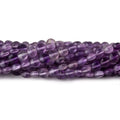 4mm Shaded Amethyst Checkerboard-Faceted Coin Beads, 12.5-Inch Strand