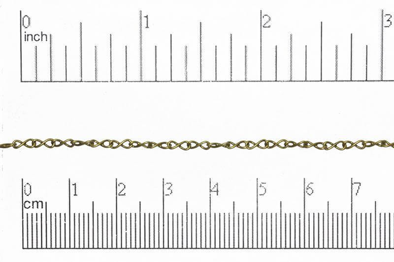 Figure 8 Cable Chain - 2mm x 5mm - Available in Multiple Colors - Sold by the Foot - CH 5020