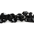 14mm Rainbow Obsidian Top Drilled Pentagons 7.5 inch 31 beads