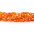 Carnelian Smooth Oval Beads, 5 × 4–8 × 6mm, 16-Inch Strand