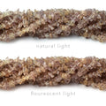 Color Change Garnet Chip Beads, 5x4mm, 16-Inch Strand