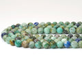 Chrysocolla Smooth Round Beads, 6mm, 8mm & 10mm, 15–16-Inch Strand