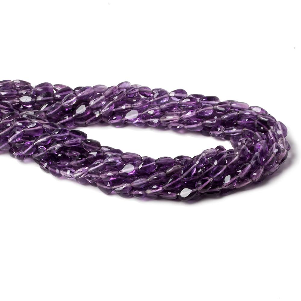 Shaded Amethyst Faceted Pear Beads, 14-Inch Strand