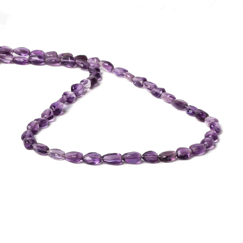 Shaded Amethyst Faceted Pear Beads, 14-Inch Strand