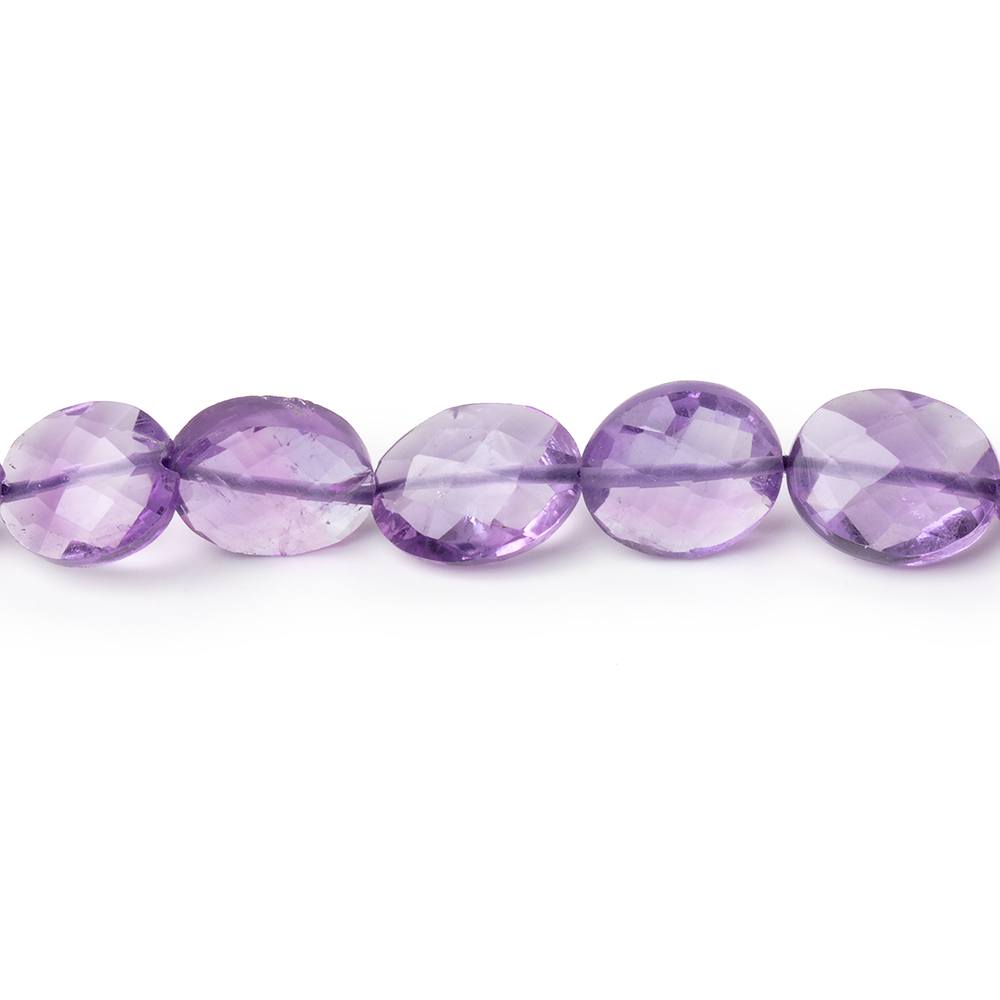 Amethyst Faceted Oval Beads, 6x5–10x8mm, 15.5-Inch Strand