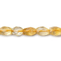 6x9mm Citrine Faceted Oval Beads, 14-Inch Strand