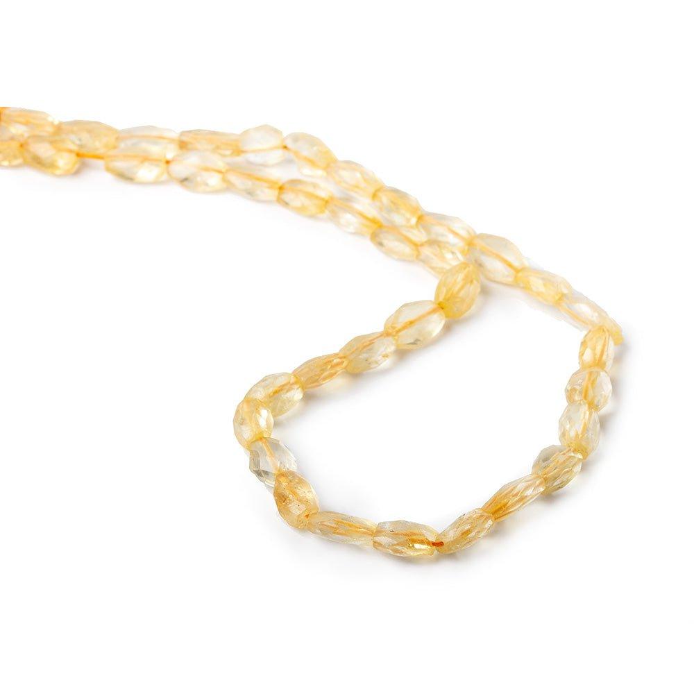 6x9mm Citrine Faceted Oval Beads, 14-Inch Strand