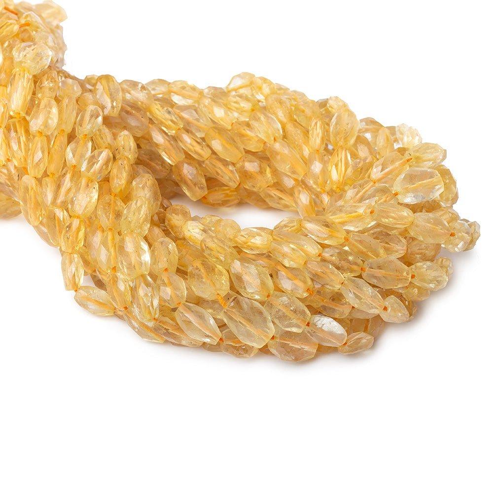 6x9mm Citrine Faceted Oval Beads, 14-Inch Strand