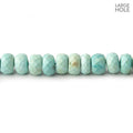 Reconstituted Turquoise Faceted Rondelle Beads, 7.5mm, 16-Inch Strand