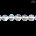 7mm Rainbow Moonstone Plain Round Beads 15 inch 54 pieces 1mm Hole