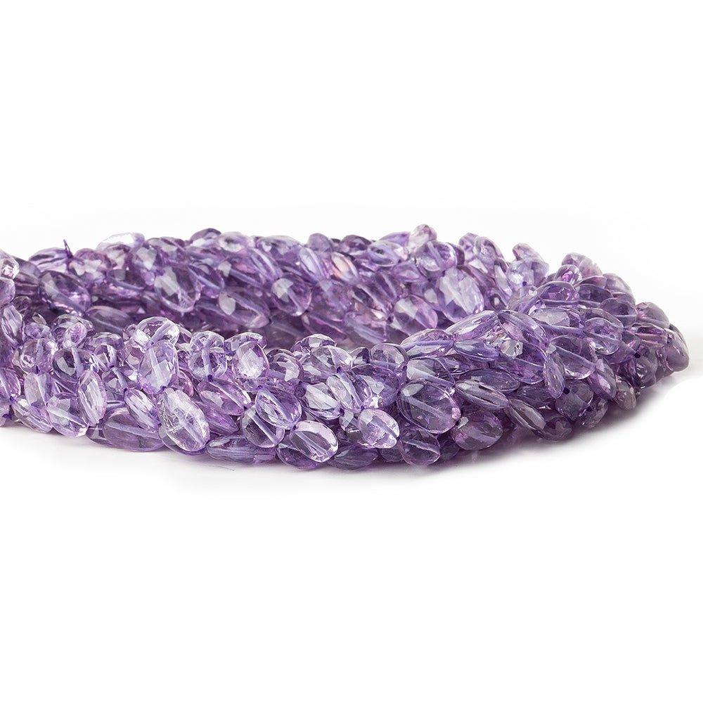 7x5mm Amethyst Faceted Ovals Beads 44 beads14 inch