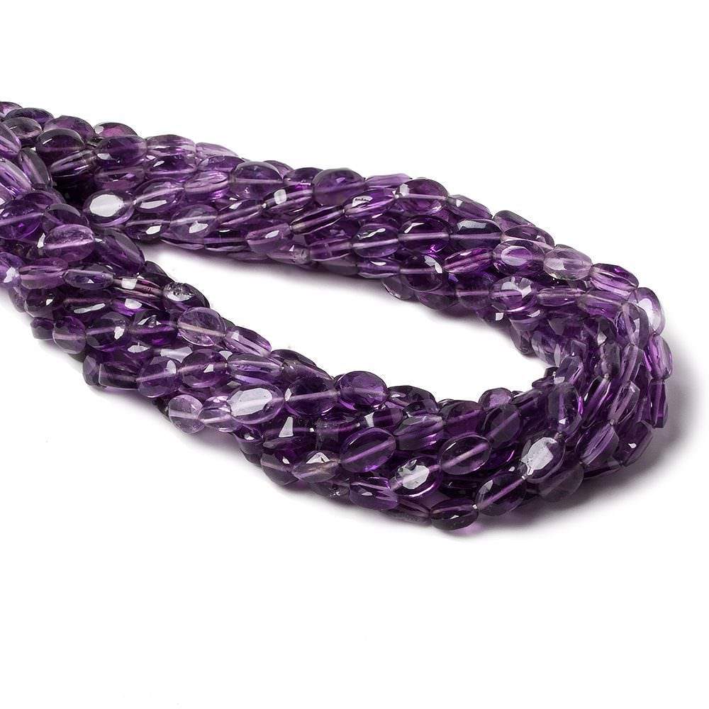 7x5mm Shaded Amethyst Faceted Oval Beads, 14-Inch Strand