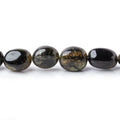 Green Tourmaline Smooth Nugget Beads, 8–10.5mm, 16-Inch Strand