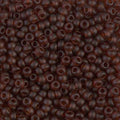 Miyuki 8-134F  8/0 Matte Transparent Dark Topaz Seed Beads - 5 or 10 gm