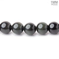8mm Rainbow Obsidian Plain Round 15.5 inch 50 Beads 1mm Hole
