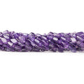9mm Amethyst Plain Kite 14 inch 51 beads