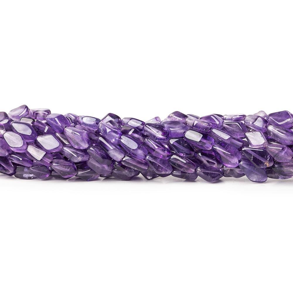 9mm Amethyst Plain Kite 14 inch 51 beads
