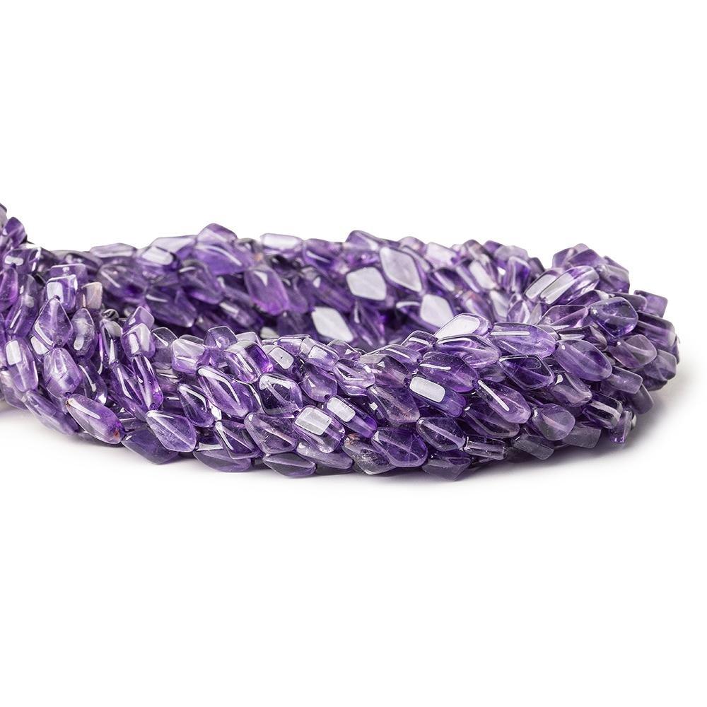 9mm Amethyst Plain Kite 14 inch 51 beads