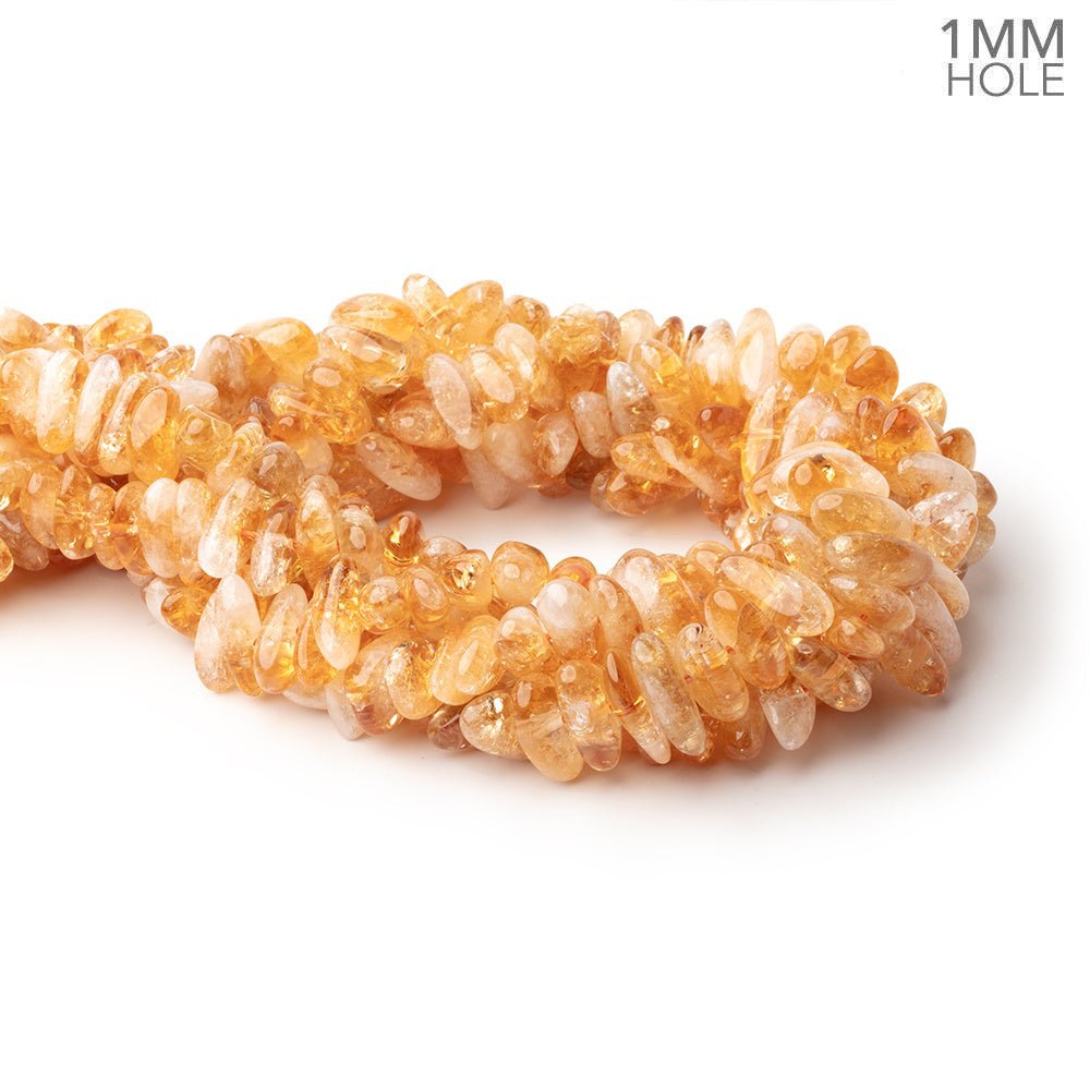 9x8-17x10mm Bi-Color Citrine Plain Nugget Beads 16 inch 63 pieces