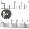 19mm Textured Zebra Stripe Button - Made of Pewter - Made in the USA - BTN2