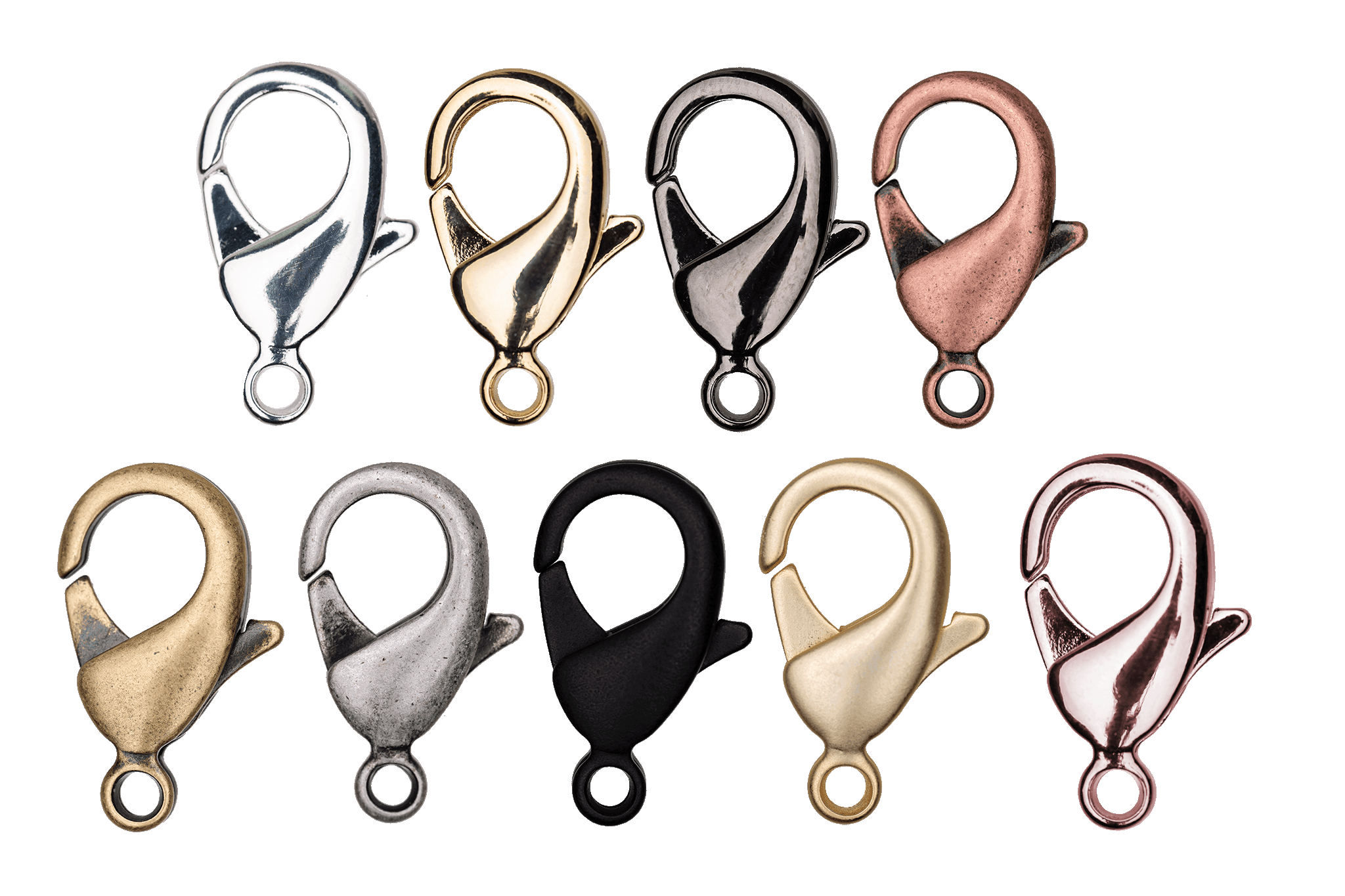 Lobster Claw Clasp Medium Size - Measures 15mm x 9mm - Sold Individually - C903.